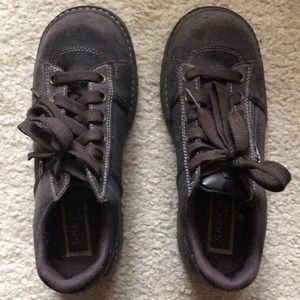 Skechers tie loafers leather upper balance